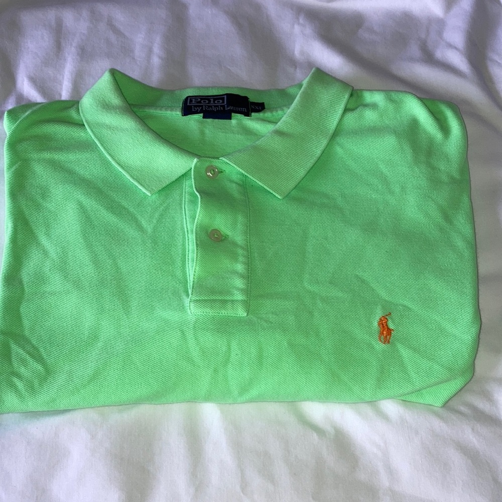 Ralph Lauren green polo. XXL. Good condition.